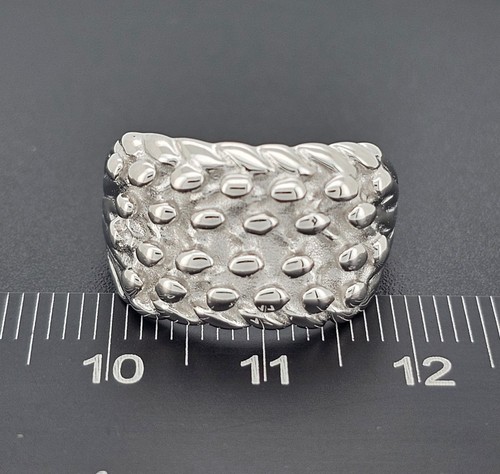 Sterling silver keeper - sterling, ring