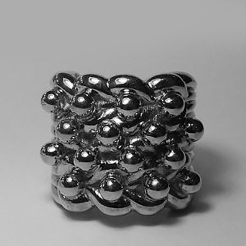 Men row keeper ring solid - 4,