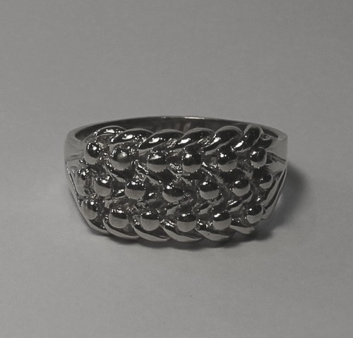Row keeper ring sterling - keeper,