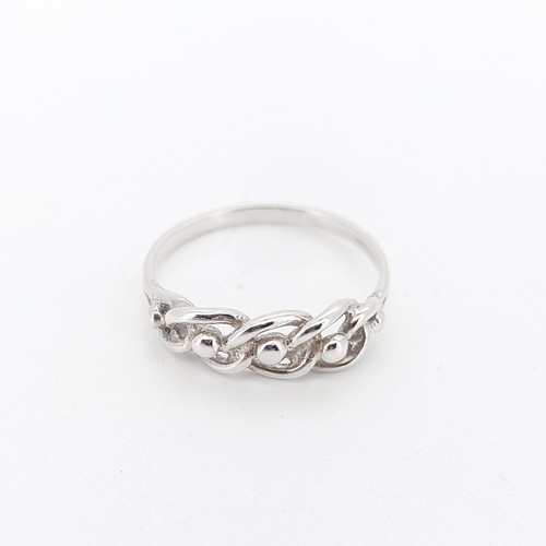 Silver keepers knot - ring, twist