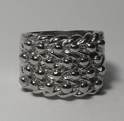 Row keeper ring sterling - keeper,