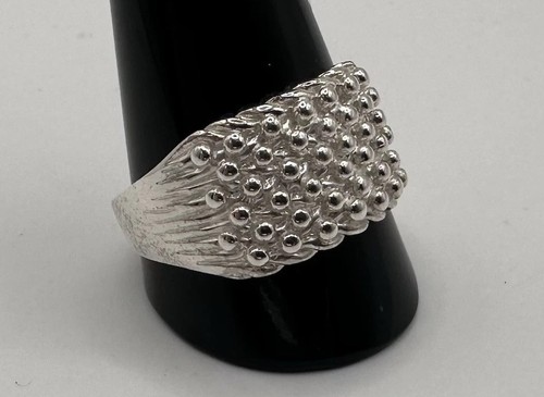 Silver keeper ring row mens - 6,
