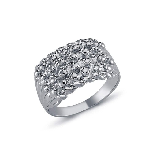 925 silver four row - silver,