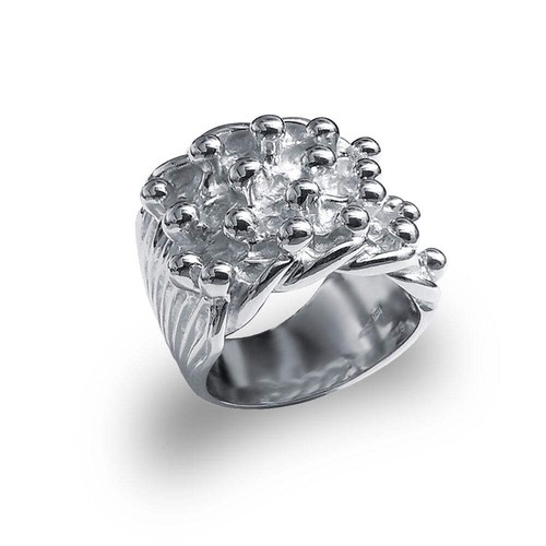 925 silver four row keeper - 925,